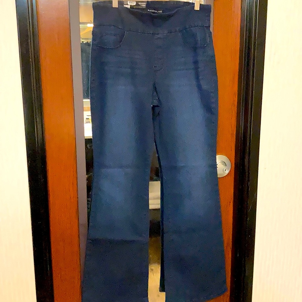 Dark blue jeans